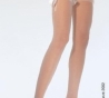 *EOL* sheer witte kousen met bandjes -Leg Avenue-