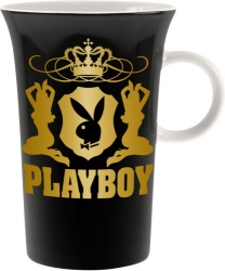 Drinkbeker playboy black and gold