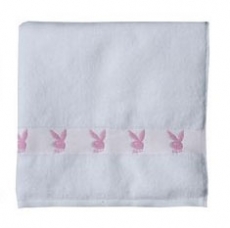 Playboy handdoek wit-roze