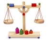 Houten kinderweegschaal